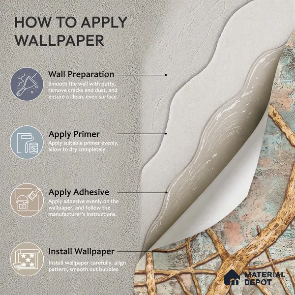 WK100-38 | 10 Meter x 21 Inches Nature Look Wallpaper - 57.41 Sq. Ft. | Minimum 15% wastage during installation