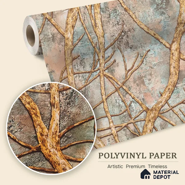 WK100-38 | 10 Meter x 21 Inches Nature Look Wallpaper - 57.41 Sq. Ft. | Minimum 15% wastage during installation