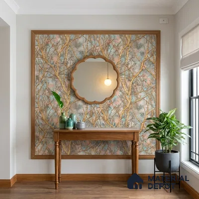 WK100-38 | 10 Meter x 21 Inches Nature Look Wallpaper - 57.41 Sq. Ft. | Minimum 15% wastage during installation