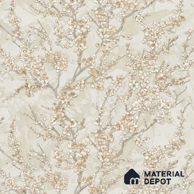 WK100-44 | 10 Meter x 21 Inches Florals Look Wallpaper - 57.41 Sq. Ft. | Minimum 15% wastage during installation