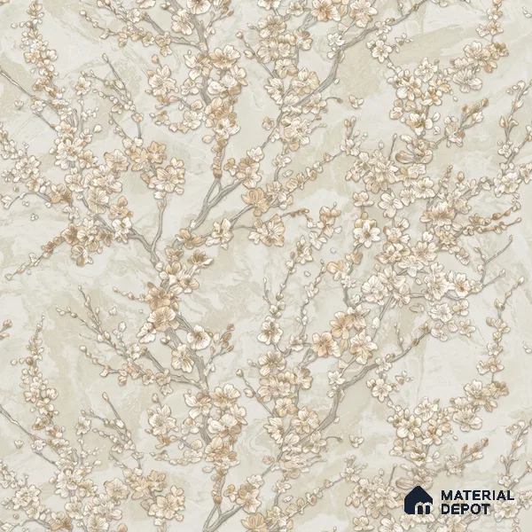 WK100-44 | 10 Meter x 21 Inches Florals Look Wallpaper - 57.41 Sq. Ft. | Minimum 15% wastage during installation