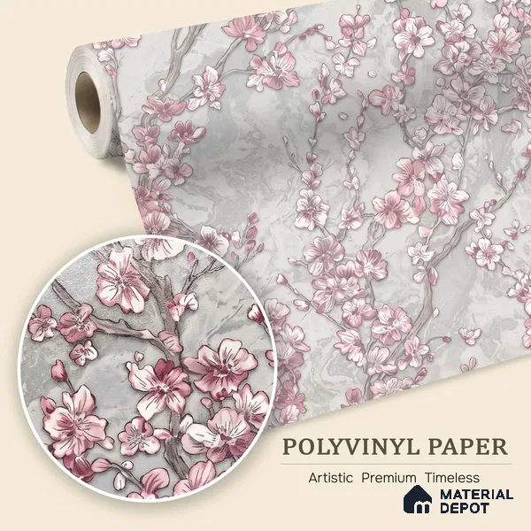 WK100-45 | 10 Meter x 21 Inches Florals Look Wallpaper - 57.41 Sq. Ft. | Minimum 15% wastage during installation