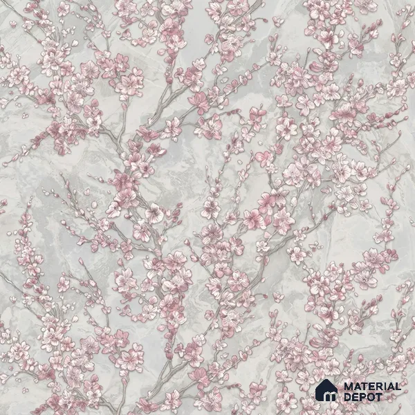 WK100-45 | 10 Meter x 21 Inches Florals Look Wallpaper - 57.41 Sq. Ft. | Minimum 15% wastage during installation