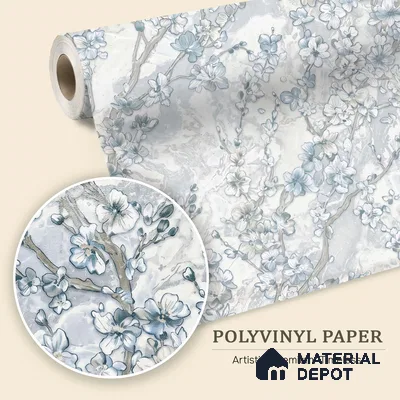 WK100-46 | 10 Meter x 21 Inches Florals Look Wallpaper - 57.41 Sq. Ft. | Minimum 15% wastage during installation