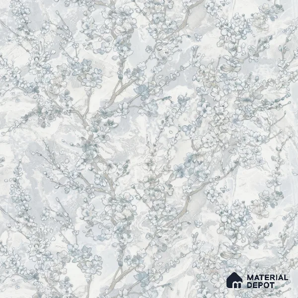 WK100-46 | 10 Meter x 21 Inches Florals Look Wallpaper - 57.41 Sq. Ft. | Minimum 15% wastage during installation