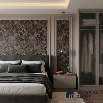 WK100-42 | 10 Meter x 21 Inches Florals Look Wallpaper - 57.41 Sq. Ft. | Minimum 15% wastage during installation