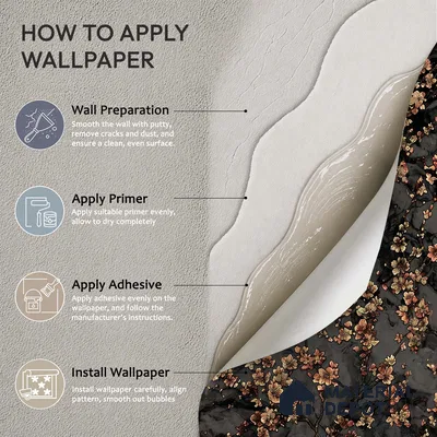 WK100-42 | 10 Meter x 21 Inches Florals Look Wallpaper - 57.41 Sq. Ft. | Minimum 15% wastage during installation
