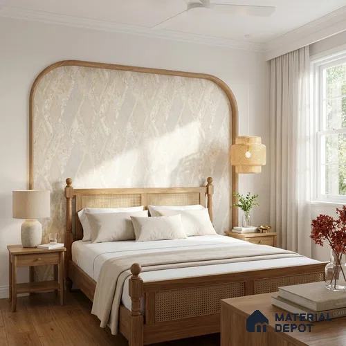 WK100-48 | 10 Meter x 21 Inches Geometric Look Wallpaper - 57.41 Sq. Ft. | Minimum 15% wastage during installation