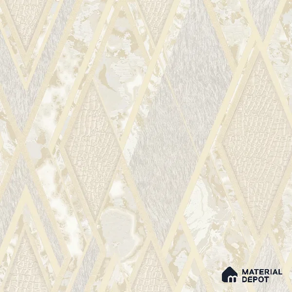 WK100-48 | 10 Meter x 21 Inches Geometric Look Wallpaper - 57.41 Sq. Ft. | Minimum 15% wastage during installation