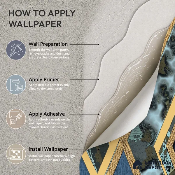 WK100-47 | 10 Meter x 21 Inches Geometric Look Wallpaper - 57.41 Sq. Ft. | Minimum 15% wastage during installation
