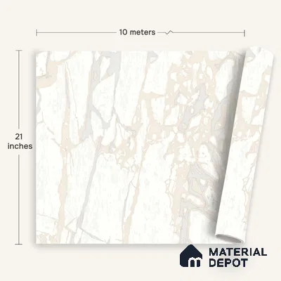 WK100-52 | 10 Meter x 21 Inches Patterned Look Wallpaper - 57.41 Sq. Ft. | Minimum 15% wastage during installation