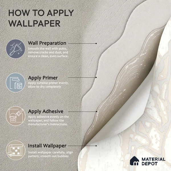 WK100-52 | 10 Meter x 21 Inches Patterned Look Wallpaper - 57.41 Sq. Ft. | Minimum 15% wastage during installation