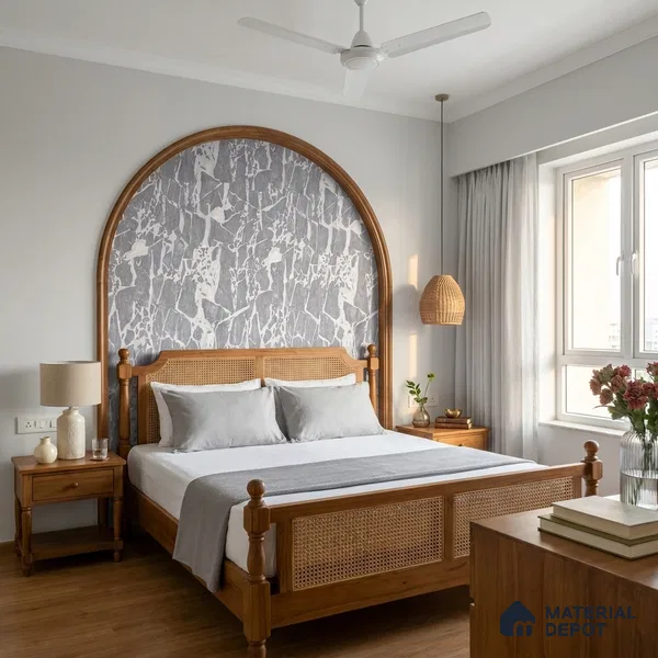WK100-53 | 10 Meter x 21 Inches Patterned Look Wallpaper - 57.41 Sq. Ft. | Minimum 15% wastage during installation