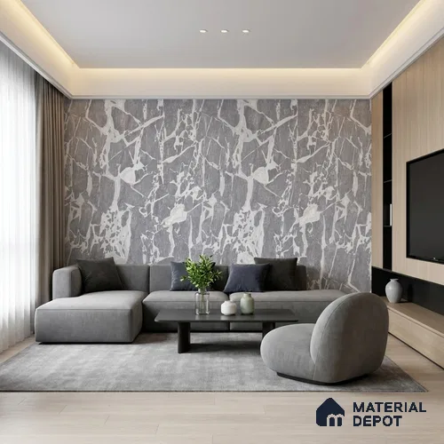 WK100-53 | 10 Meter x 21 Inches Patterned Look Wallpaper - 57.41 Sq. Ft. | Minimum 15% wastage during installation