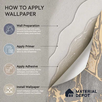 WK100-54 | 10 Meter x 21 Inches Patterned Look Wallpaper - 57.41 Sq. Ft. | Minimum 15% wastage during installation