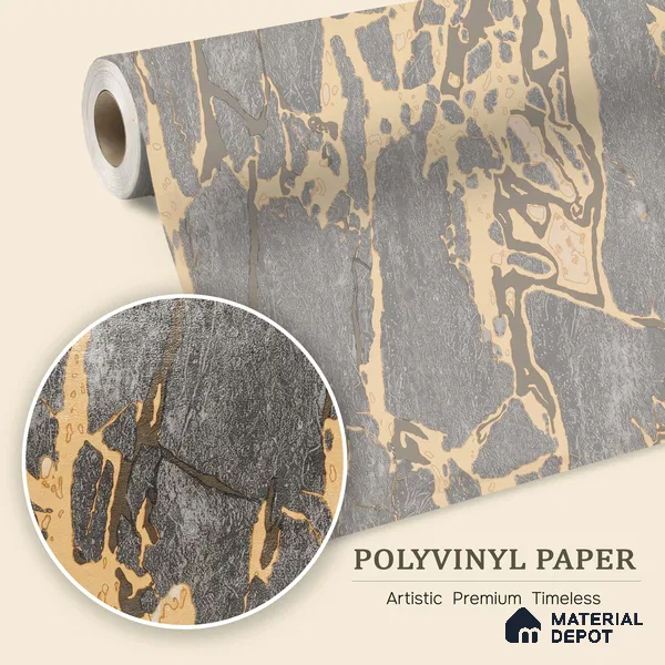 WK100-54 | 10 Meter x 21 Inches Patterned Look Wallpaper - 57.41 Sq. Ft. | Minimum 15% wastage during installation