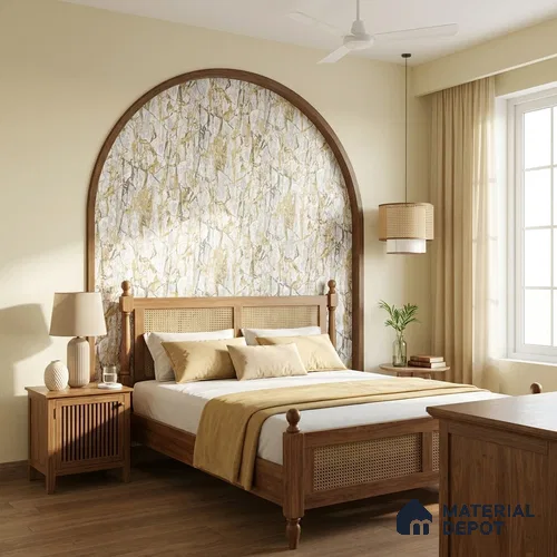 WK100-51 | 10 Meter x 21 Inches Patterned Look Wallpaper - 57.41 Sq. Ft. | Minimum 15% wastage during installation