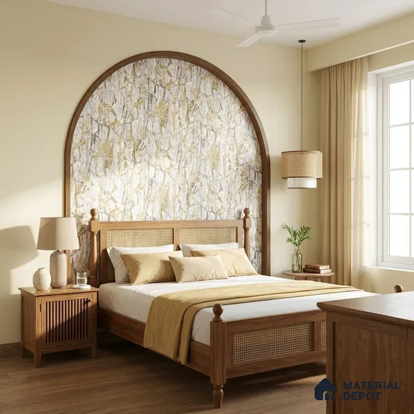 WK100-51 | 10 Meter x 21 Inches Patterned Look Wallpaper - 57.41 Sq. Ft. | Minimum 15% wastage during installation