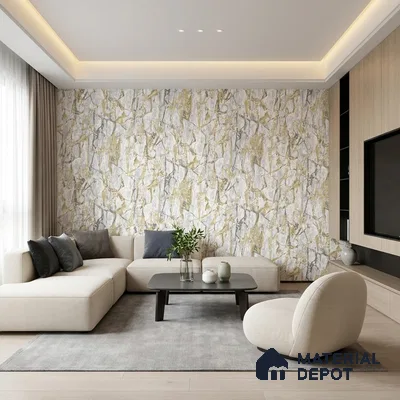 WK100-51 | 10 Meter x 21 Inches Patterned Look Wallpaper - 57.41 Sq. Ft. | Minimum 15% wastage during installation