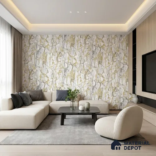 WK100-51 | 10 Meter x 21 Inches Patterned Look Wallpaper - 57.41 Sq. Ft. | Minimum 15% wastage during installation