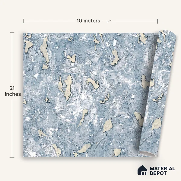 WK100-55 | 10 Meter x 21 Inches Texture Look Wallpaper - 57.41 Sq. Ft. | Minimum 15% wastage during installation