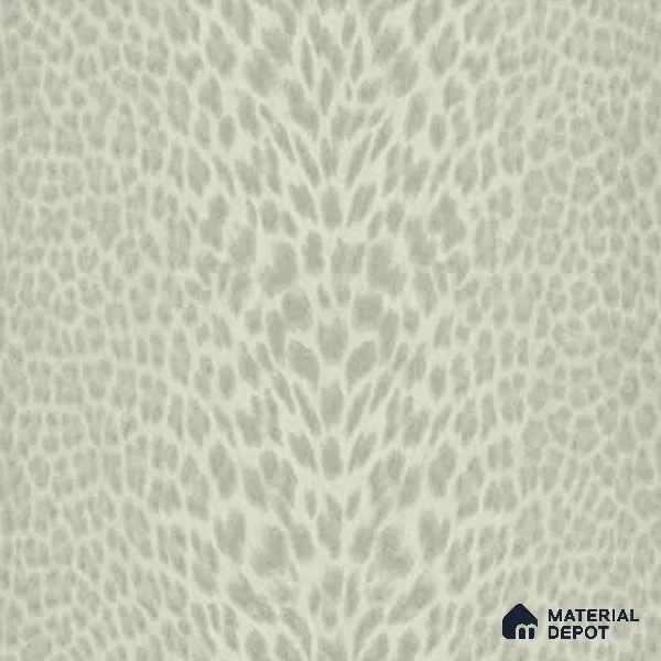OME2101 | Sage Grey Feather Print Patterned Wallpaper - 10 Meter x 21 Inches, 57.41 Sq. Ft. (Min. 15% Wastage)