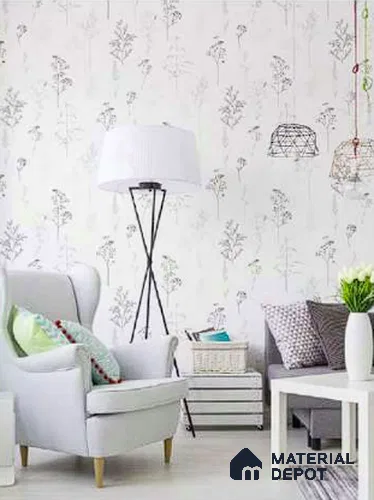 N2-3 | 10 Meter x 21 Inches Patterned Look Wallpaper - 57.41 Sq. Ft. | Minimum 15% wastage during installation