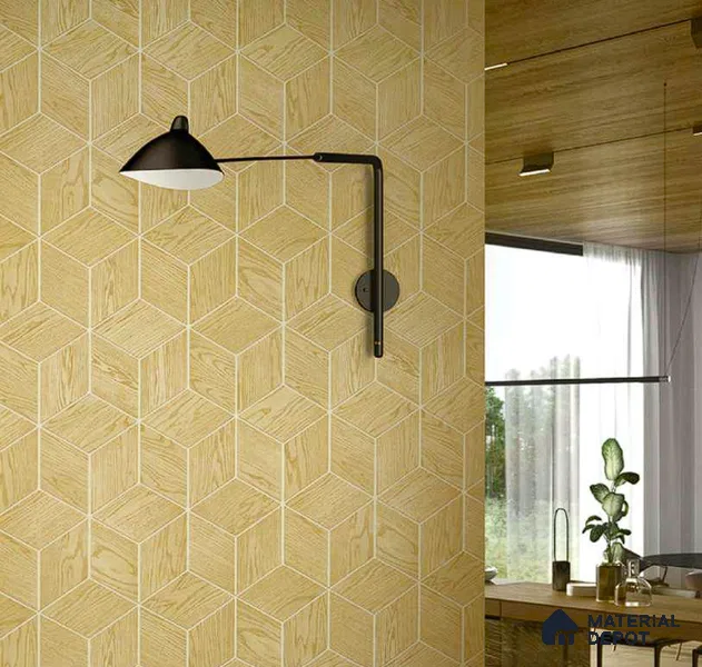 N12-5 | 10 Meter x 21 Inches Geometric Look Wallpaper - 57.41 Sq. Ft. | Minimum 15% wastage during installation