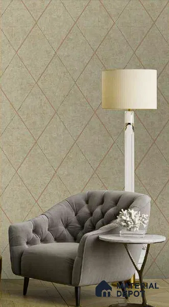 N13-5 | 10 Meter x 21 Inches Geometric Look Wallpaper - 57.41 Sq. Ft. | Minimum 15% wastage during installation