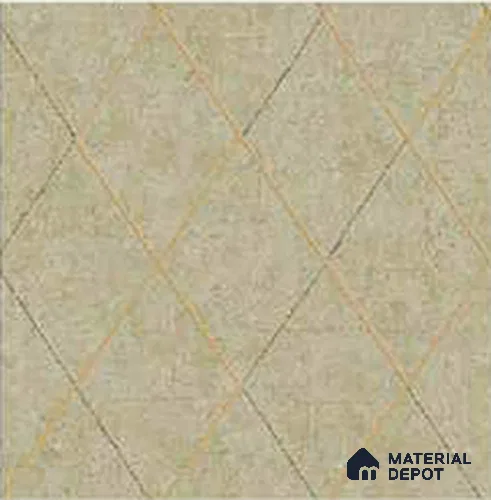 N13-5 | Olive Khaki Diamond Trellis Geometric Wallpaper - 10 Meter x 21 Inches, 57.41 Sq. Ft. (Min. 15% Wastage)