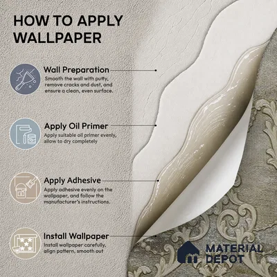 88005 | 5 Meter x 42 Inches Damask Look Wallpaper - 57.41 Sq. Ft. | Minimum 15% wastage during installation