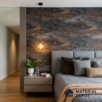 88106 | 5 Meter x 42 Inches Texture Look Wallpaper - 57.41 Sq. Ft. | Minimum 15% wastage during installation