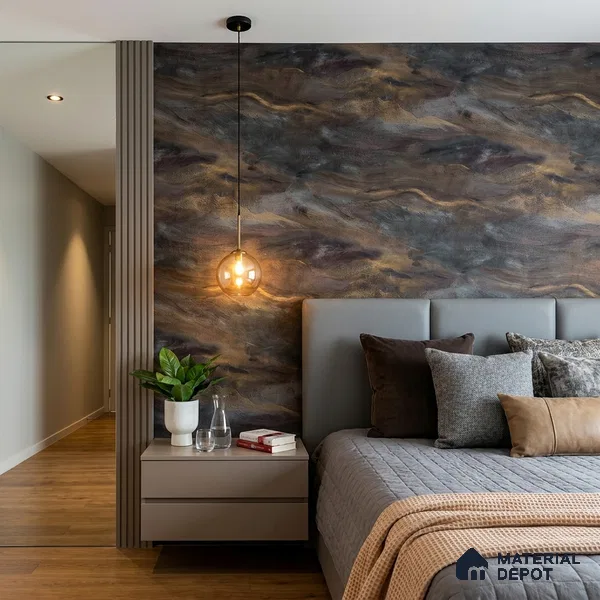 88106 | 5 Meter x 42 Inches Texture Look Wallpaper - 57.41 Sq. Ft. | Minimum 15% wastage during installation
