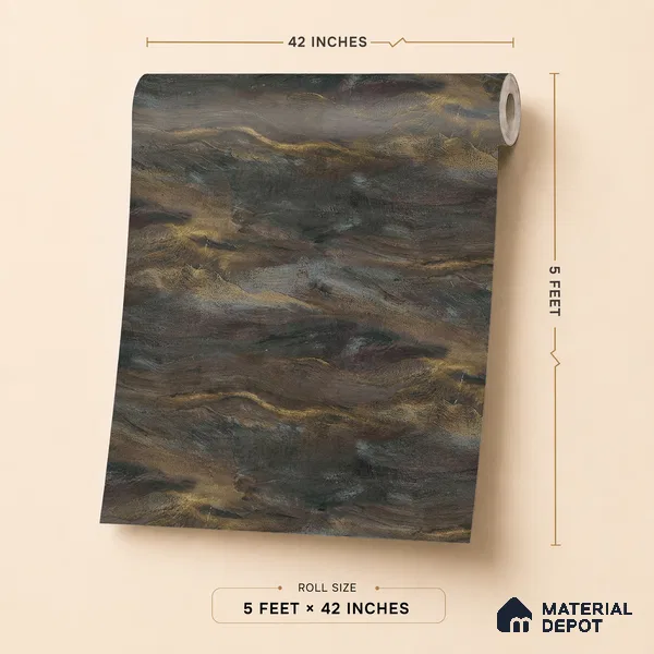 88106 | 5 Meter x 42 Inches Texture Look Wallpaper - 57.41 Sq. Ft. | Minimum 15% wastage during installation