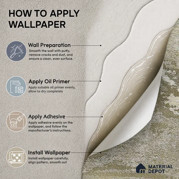 88102 | 5 Meter x 42 Inches Texture Look Wallpaper - 57.41 Sq. Ft. | Minimum 15% wastage during installation