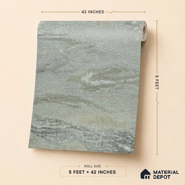 88103 | 5 Meter x 42 Inches Texture Look Wallpaper - 57.41 Sq. Ft. | Minimum 15% wastage during installation