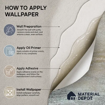 88104 | 5 Meter x 42 Inches Texture Look Wallpaper - 57.41 Sq. Ft. | Minimum 15% wastage during installation