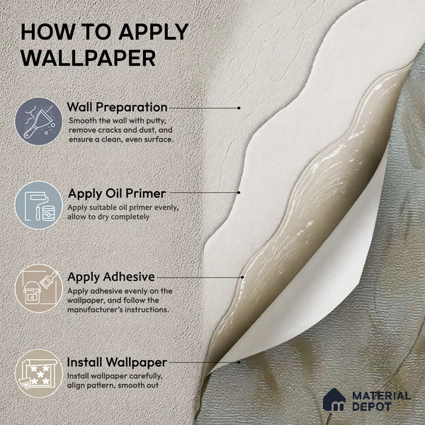 88205 | 5 Meter x 42 Inches Marble Look Wallpaper - 57.41 Sq. Ft. | Minimum 10% wastage during installation