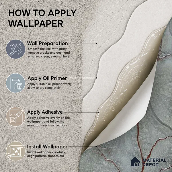 88203 | 5 Meter x 42 Inches Marble Look Wallpaper - 57.41 Sq. Ft. | Minimum 10% wastage during installation