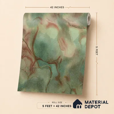 88206 | 5 Meter x 42 Inches Marble Look Wallpaper - 57.41 Sq. Ft. | Minimum 10% wastage during installation