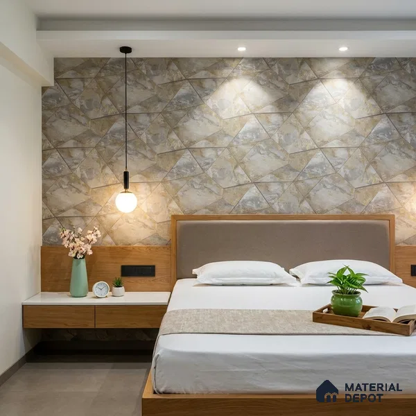 88305 | 5 Meter x 42 Inches Geometric Look Wallpaper - 57.41 Sq. Ft. | Minimum 15% wastage during installation