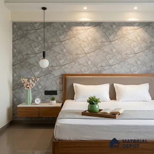 88304 | 5 Meter x 42 Inches Geometric Look Wallpaper - 57.41 Sq. Ft. | Minimum 15% wastage during installation