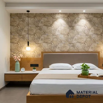 88302 | 5 Meter x 42 Inches Geometric Look Wallpaper - 57.41 Sq. Ft. | Minimum 15% wastage during installation