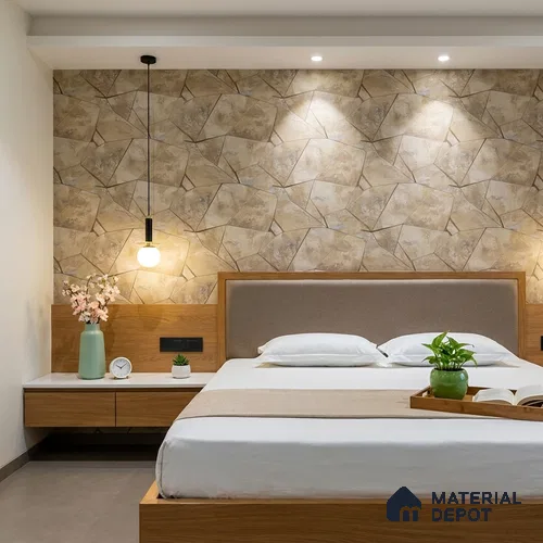 88302 | 5 Meter x 42 Inches Geometric Look Wallpaper - 57.41 Sq. Ft. | Minimum 15% wastage during installation