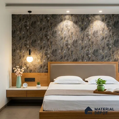 88301 | 5 Meter x 42 Inches Geometric Look Wallpaper - 57.41 Sq. Ft. | Minimum 15% wastage during installation