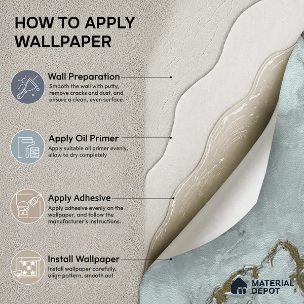 88401 | 5 Meter x 42 Inches Marble Look Wallpaper - 57.41 Sq. Ft. | Minimum 10% wastage during installation