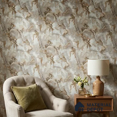 88405 | 5 Meter x 42 Inches Marble Look Wallpaper - 57.41 Sq. Ft. | Minimum 10% wastage during installation