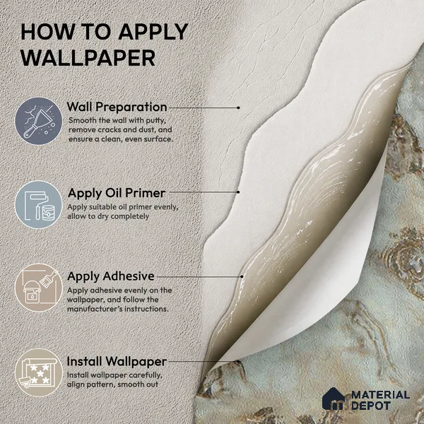 88405 | 5 Meter x 42 Inches Marble Look Wallpaper - 57.41 Sq. Ft. | Minimum 10% wastage during installation