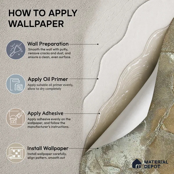 88504 | 5 Meter x 42 Inches Marble Look Wallpaper - 57.41 Sq. Ft. | Minimum 10% wastage during installation