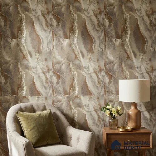 88505 | 5 Meter x 42 Inches Marble Look Wallpaper - 57.41 Sq. Ft. | Minimum 10% wastage during installation